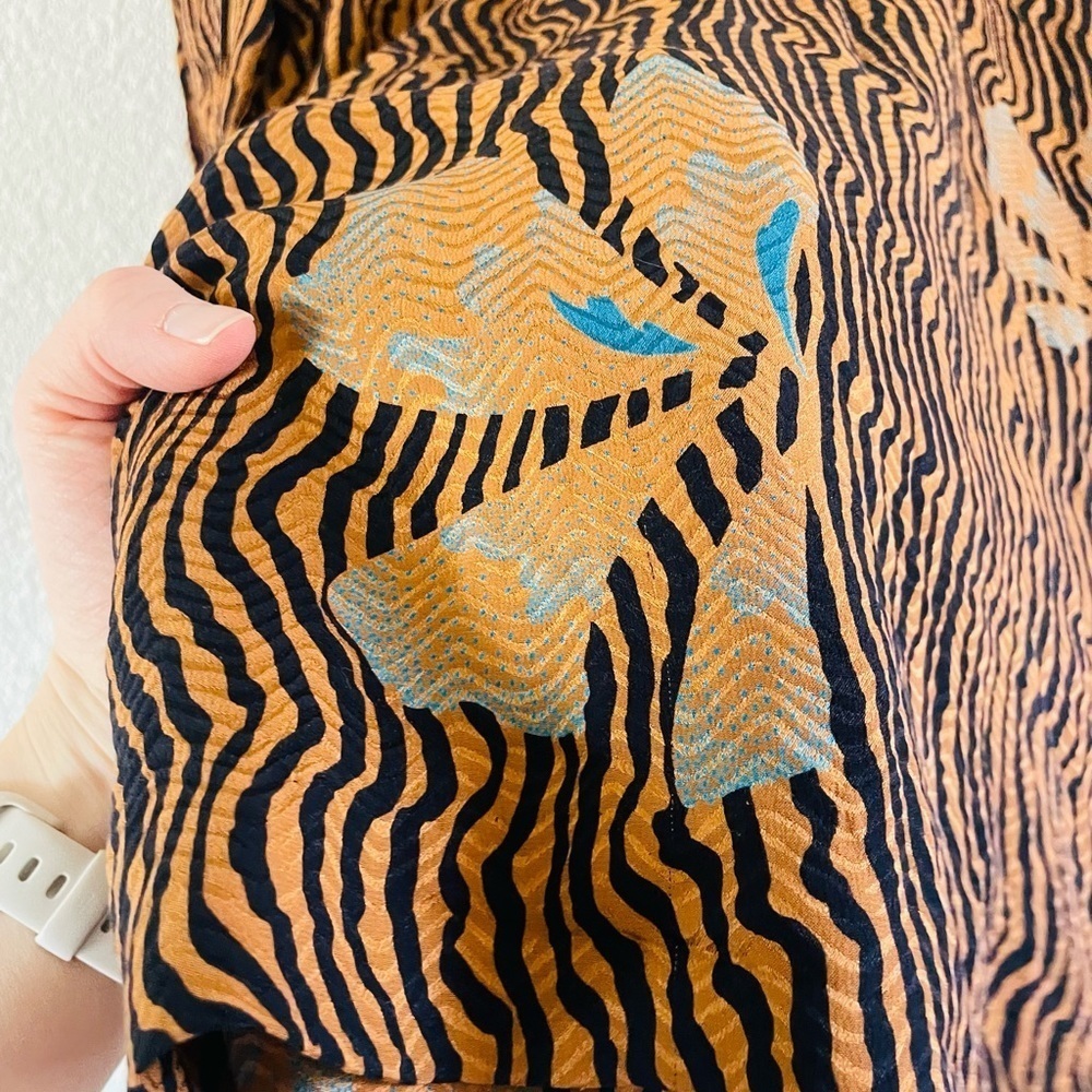 Vintage Julie Francis Silk Mockneck Blouse - Picture 7 of 12